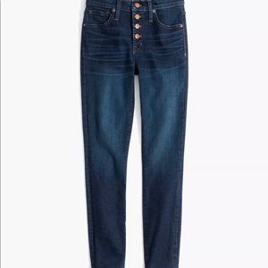NWT! Madewell 9” high rise skinny jeans, Tall, size 30